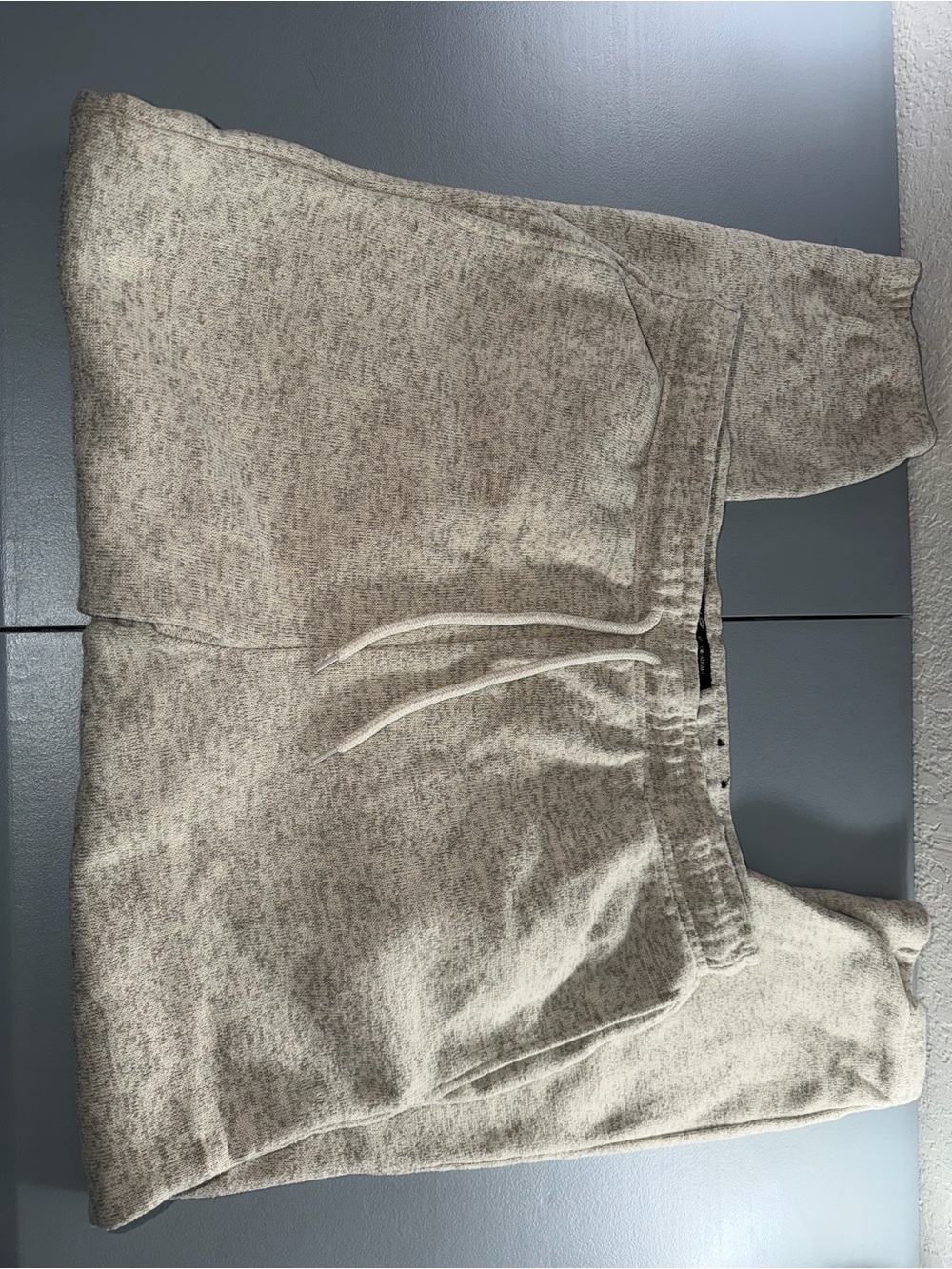 Brooklyn Cloth Men's Heathered Oatmeal Drawstring Joggers